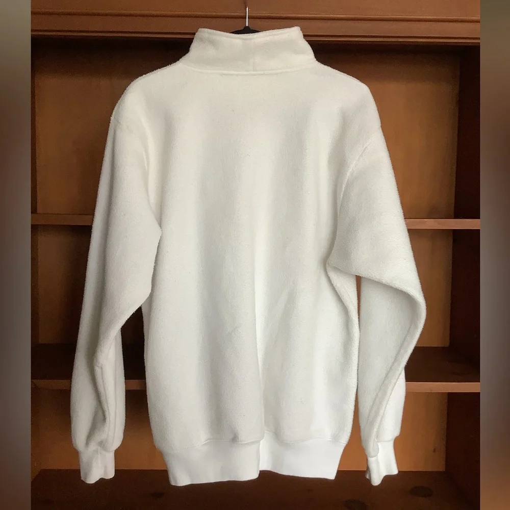 Vintage Mountain Gear Quarter Zip Fleece Pullover | 90s Outdoor Hiking Sweater X - Picture 8 of 12